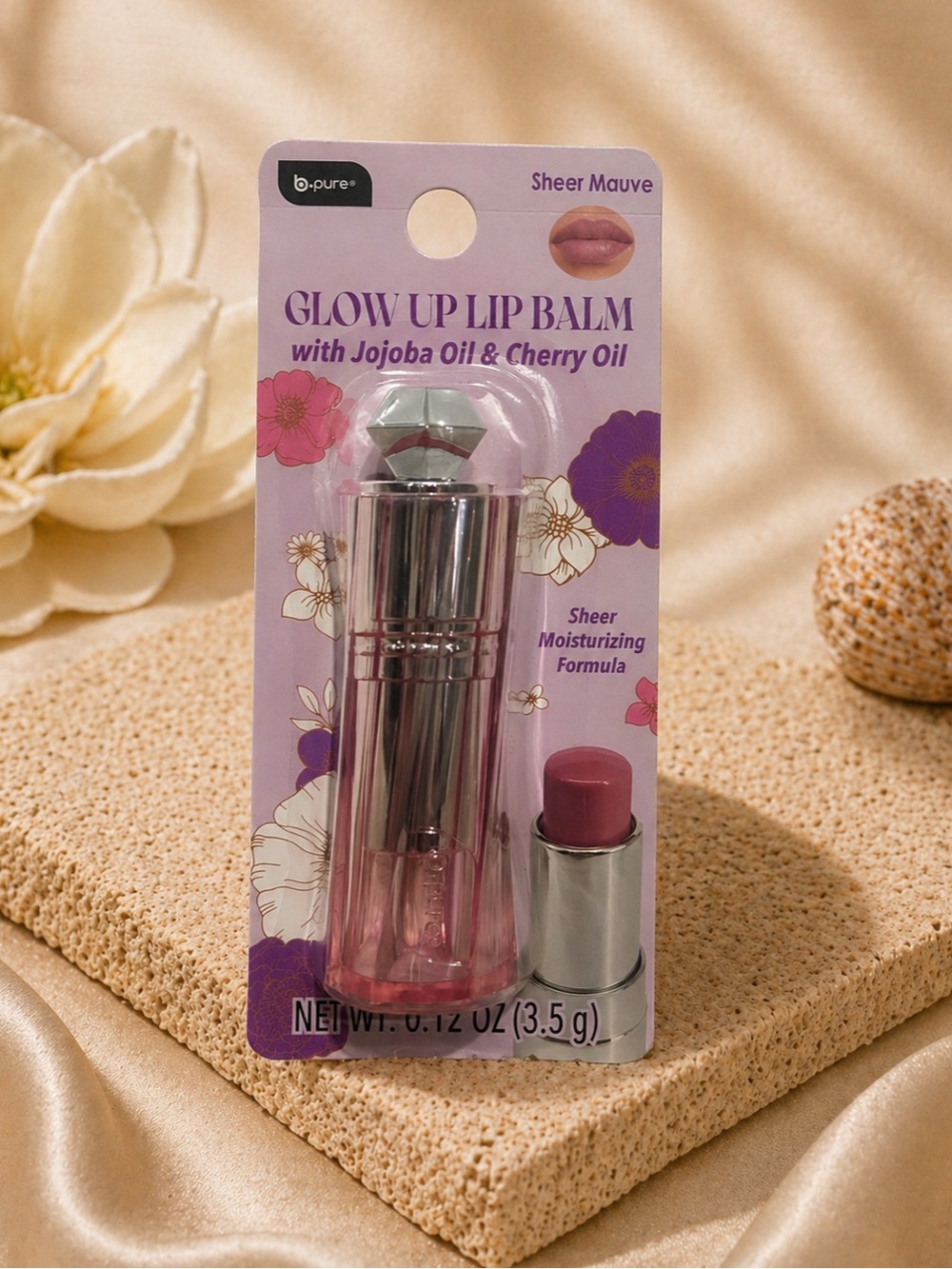 Glow Up Lip Balm - Sheer Mauve